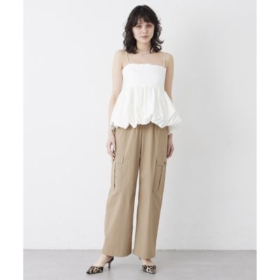新品 Whim Gazette　ウィムガゼット　リボンキャミブラウス Whim Gazette（ウィムガゼット）の「リボンキャミブラウス