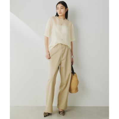 Whim Gazetteバイオ加工チノパンツ Whim Gazette(ウィム ガゼット)のバイオ加工チノパンツ通販