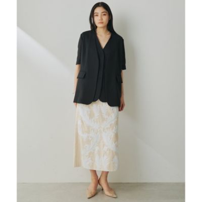 Whim Gazette(ウィム ガゼット)のジュートライクハーフスリーブ