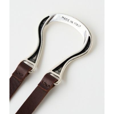 Whim Gazette(ウィム ガゼット)の【Hoaw.】バックルナローベルト通販