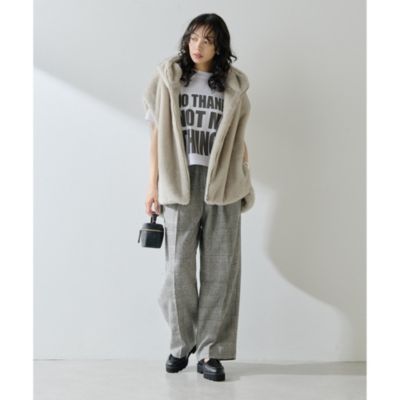 ミンクフェイクファーブルゾン Whim Gazette Whim Gazette(ウィム ガゼット)のミンクフェイクファーブルゾン