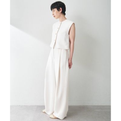 ウィムガゼット★チノジレ★ホワイト★新品同様★ビームストゥモローランド ウィムガゼット☆チノジレ☆ホワイト☆新品同様☆ビームス