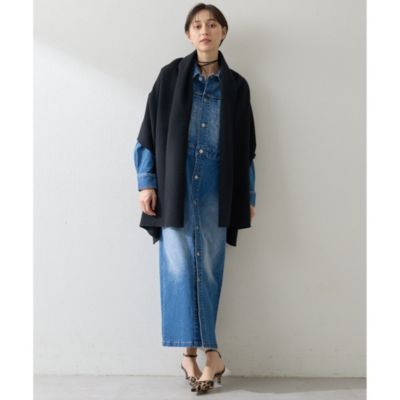 お値下げ！ウィムガゼット　リバーケープ　黒【新品未使用】 Whim Gazette（ウィム ガゼット） ポンチョ リバーケープ レディース