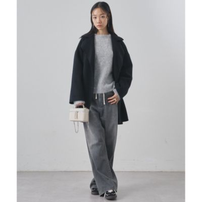 Whim Gazette(ウィム ガゼット)のスーリーアルパカクルーネックプル