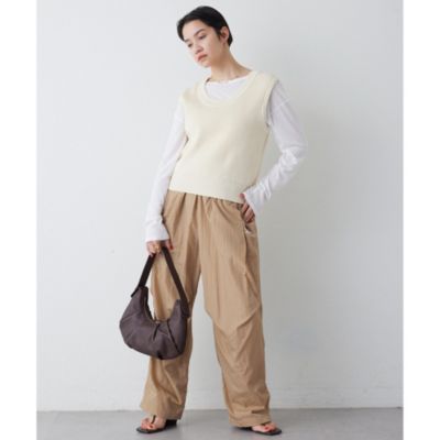 Whim Gazette(ウィム ガゼット)の【THE PAUSE】両畦ノースリーブニット