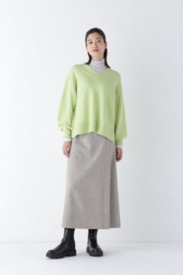 human woman(ヒューマン ウーマン)の◇ウールカシミヤVネック