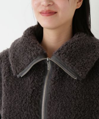 human woman(ヒューマン ウーマン)の◇フェイクボアコクーンジレ通販