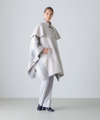 ADORE(アドーア)の◇Ca混2TONEリバーケープコート通販