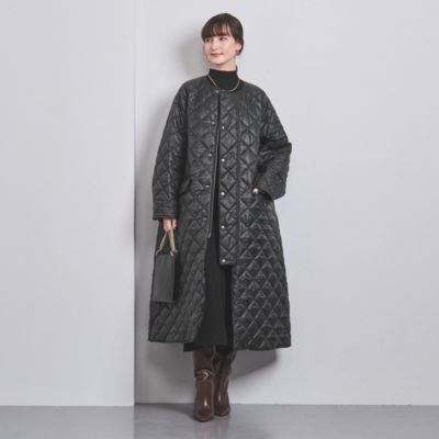 別注】＜Barbour（バブアー）＞キルティング ノーカラー コート