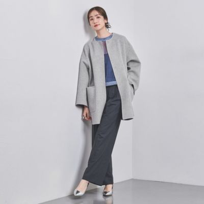 UNITED ARROWS(ユナイテッドアローズ)のバイカラー リバー ミドルコート通販 | 集英社HAPPY PLUS STORE