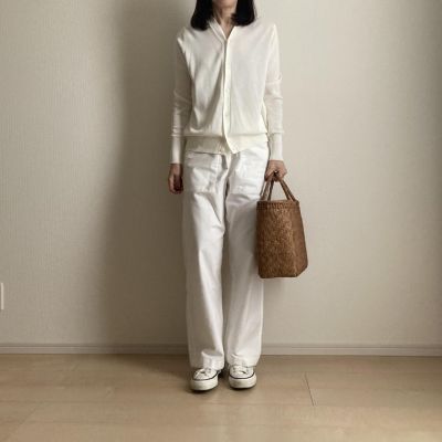 M-〔medium〕(ミディアム)の【洗える】コットンネルパンツNell
