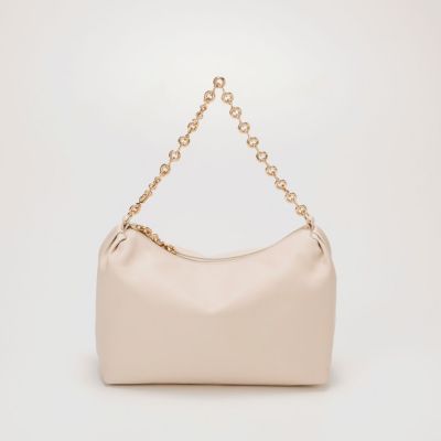 TOPKAPI スムースレザー・スエードコンビゴールドバーミニショルダーバッグ TOPKAPI - TOPKAPI スムースレザー・スエードコンビゴールドバーミニ
