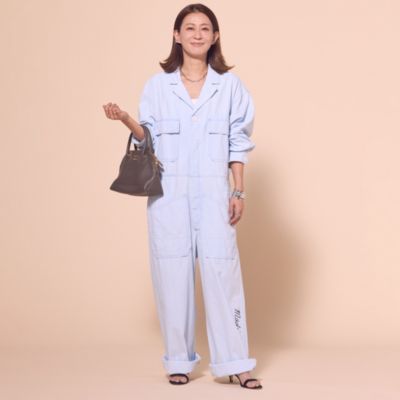 未使用品 MADISON BLUE リネン ジャンプスーツ 1 BROWN MADISONBLUE - マディソンブルーリネンジャンプスーツ