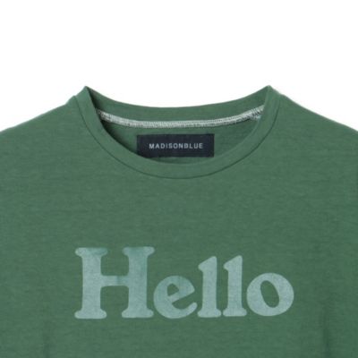MADISONBLUE(マディソンブルー)の【HPS別注】HELLO CREW NECK