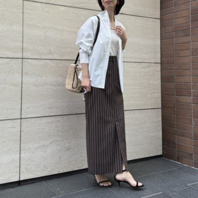 サードマガジン ロゴ入りスウェット 白 Marisol別注 マリソル Marisol別注「サードマガジン・ロゴTシャツ」を骨格タイプ別にスタッフ