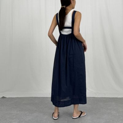ne Quittez pas(ヌキテパ)の【別注】COTTON ORGANZA SLEEVELESS DRESS