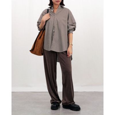 12closet(トゥエルブクローゼット)の【洗える】【ストレッチ】ベロア
