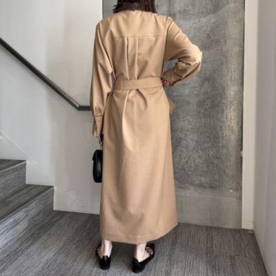 E by eclat【選べる着丈】華奢見えギャザーワンピース￥20,900