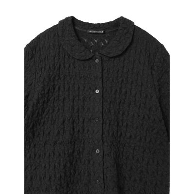 mizuiro ind(ミズイロインド)のストレッチレースラウンドカラー