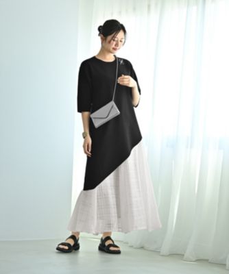 STYLE DELI(スタイルデリ)の【Kana Oyama×BLK001】アシメトップス