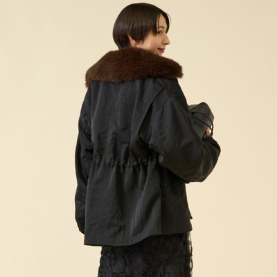 【美品】martinique マルティニークのブルゾン martinique(マルティニーク)｜ハンティングブルゾン/ダークブラウン の