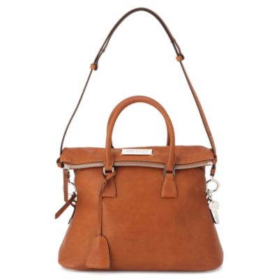 【お値下げ】Maison Margiela 5ac ラージ キャメル お値下げ】Maison Margiela 5ac ラージ キャメル Brown Leather 5AC