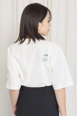 モデル身長:164cm/ホワイト×グリーン/着用サイズ:L