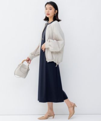 23区 S(ニジュウサンク エス)のナイロン2WAYストレッチ ノーカラー