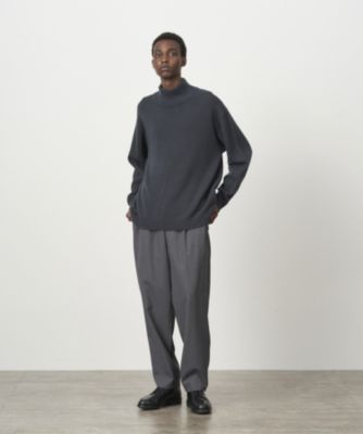 WOOL TROPICAL | TAPERED EASY PANTS – ATON | エイトン