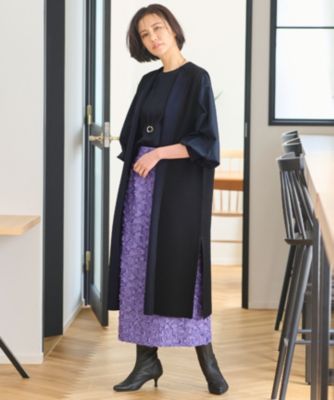 自由区 L(ジユウク エル)の【洗える】ハイカウントパフスリーブ