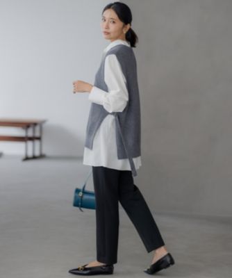 23区(ニジュウサンク)の【洗える】ツインニットクロップド