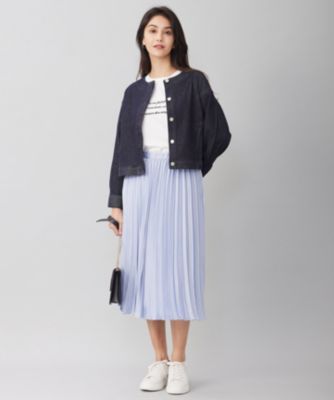 自由区 L(ジユウク エル)の【洗える】ウスカルデニム ジャケット