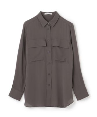OLGA / シャーリングブラウス / BEIGE, | ファッション通販