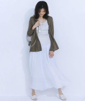 23区(ニジュウサンク)の【洗える】LIBECOリネン フレアスカート