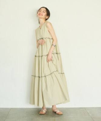 ※ maruRADIATE ニュアンスタッチティアードワンピース.*˚‧ ラディエイト RADIATE ニュアンスタッチティアードワンピース