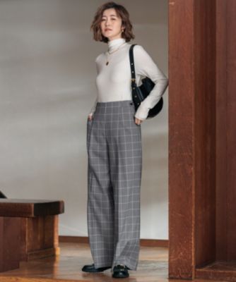 ニット セーター 「Oggi1月号/CLASSY.11月号掲載」スムージーコットン タートルネック ニット レディース Oggi1月号/CLASSY.11月号掲載】スムージーコットン