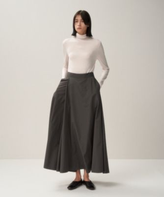 ATON(エイトン)のVINTAGE NYLON TWILL | フレアスカート通販