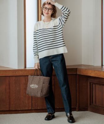 23区(ニジュウサンク)の【洗える】ヴィスコースストレッチ ミラノリブ