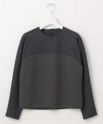 23区 32 【洗える】ウールミルドジャージー ビスチェライクコンビ カットソー セール】【洗える】ウールミルドジャージー ビスチェライクコンビ