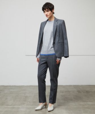 BEIGE 【洗える】POMPE / ウールカシミヤクルーネックニット BEIGE，(ベイジ)の【洗える】POMPE / ウールカシミヤクルー