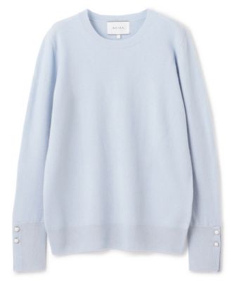 ベイジ, BEIGE, 【WEB限定・洗える】ALSACE / パール釦クルー