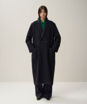 美品 ATON エイトン アルパカ ブルゾン コート ブラウン L相当 ATON(エイトン)のBABY ALPACA | ロングテーラードコート通販