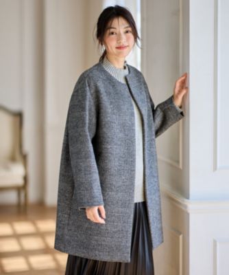 ANY(エニィ)の【防風裏地】カシミヤブレンドコート通販 | 集英社HAPPY