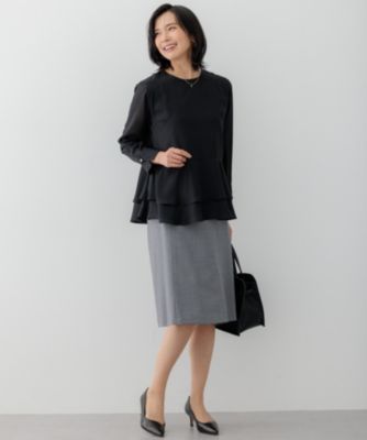 23区(ニジュウサンク)の【洗える】テプラマットシフォン ブラウス通販