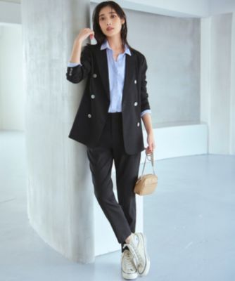 23区(ニジュウサンク)の【洗える】リネンレーヨンストレッチ ダブル