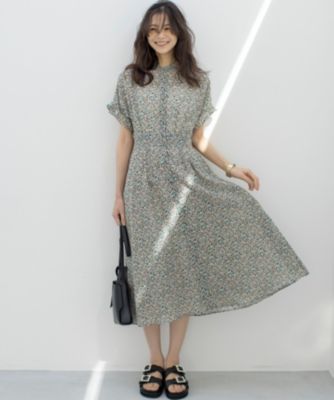 組曲(クミキョク)のミニフラワープリント ワンピース通販