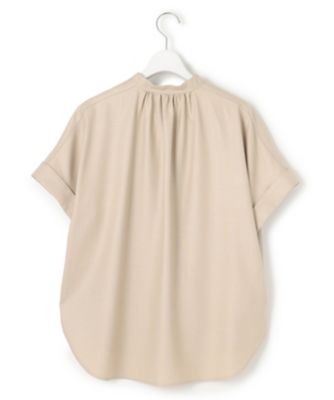 タグ付き◇23区 接触冷感/UVカット ドライスラブストレッチスキッパーブラウス 23区｜【接触冷感/UVカット】ドライスラブストレッチ スキッパー