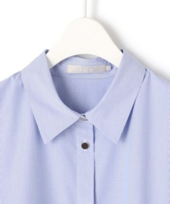 【WEB限定・洗える】クリーンブロード クロップドシャツ WEB限定・洗える】クリーンブロード クロップドシャツ / ICB