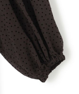 23区(ニジュウサンク)の【洗える】ドットフロッキー ボリューム