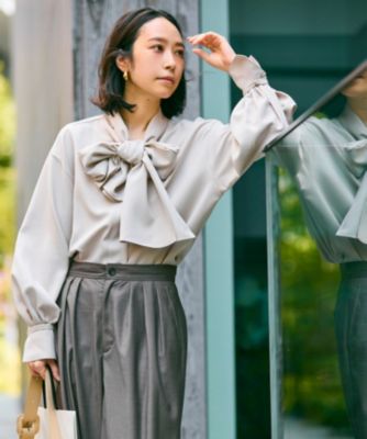 Newans(ハッシュニュアンス)の【洗濯機可】ビックリボンパウダリー